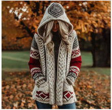 Load image into Gallery viewer, Women's Skin-friendly, Anti-pilling Knitted Cardigan With A Round Neckline, Loose Fit, And Long Length