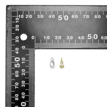 Load image into Gallery viewer, CZ Pave Gold Silver Charm Holder, Bail Holder, Sku#A246