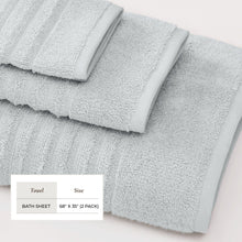 Load image into Gallery viewer, Luxury Combed Cotton Bath Towel Set - Karina Collection