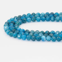 Load image into Gallery viewer, Genuine Quality Apatite Round Faceted Beads, 2mm/3mm/4mm, Sku#U1588