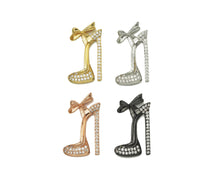 Load image into Gallery viewer, CZ High Heel Charm, Sku#B157