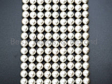 Load image into Gallery viewer, Bright Silver Hematite beads, 2/3/4/6/8/10/12mm, sku#S45