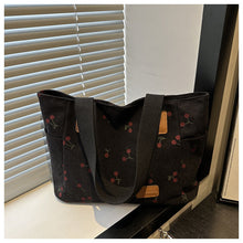 Load image into Gallery viewer, Women's Minimalist Canvas Tote Shoulder Bag – Black, White &amp; Pink | Sarah Express