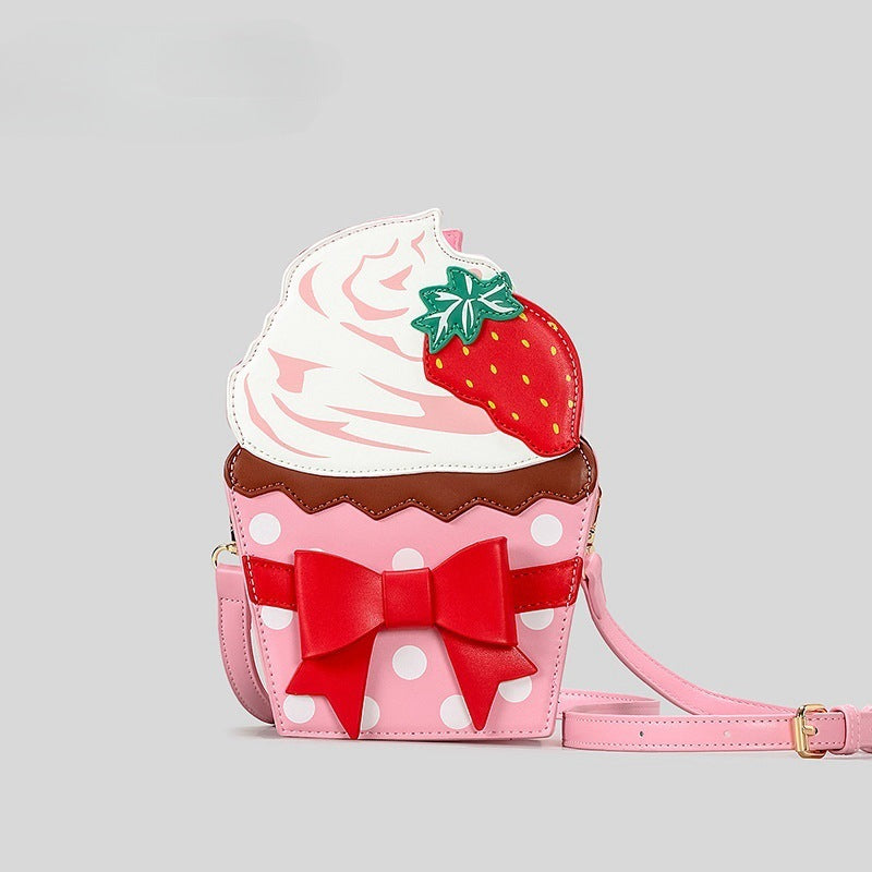 Women's Bow Color-Block Crossbody Bag – Compact PU Leather Shoulder Bag with Card Holder