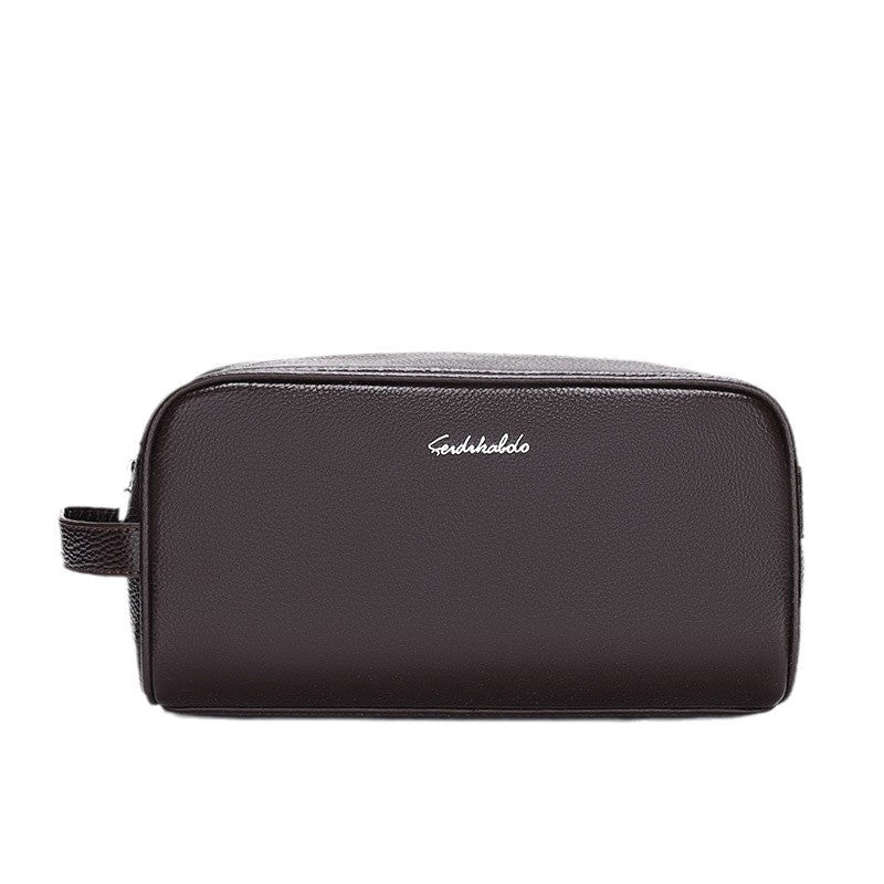 Men's PU Leather Clutch Bag | Business Travel Handbag for Men | Black & Brown