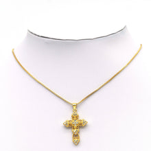 Load image into Gallery viewer, CZ Cross Charm, Sku#JL93