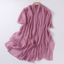 Load image into Gallery viewer, Effortless Grace Scarf Silver Crinkle Chiffon Hijab (MH153)