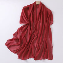 Load image into Gallery viewer, Effortless Grace Scarf Silver Crinkle Chiffon Hijab (MH153)