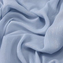 Load image into Gallery viewer, Effortless Grace Scarf Silver Crinkle Chiffon Hijab (MH153)