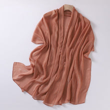 Load image into Gallery viewer, Effortless Grace Scarf Silver Crinkle Chiffon Hijab (MH153)