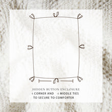 Load image into Gallery viewer, 100% Cotton Honeycomb Waffle Duvet Set - Mattea Collection