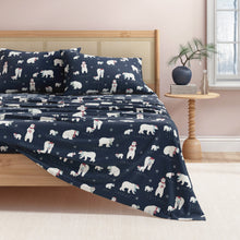 Load image into Gallery viewer, Turkish Cotton Christmas Flannel Sheet Set - Whittaker Collection