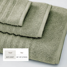 Load image into Gallery viewer, Luxury Combed Cotton Bath Towel Set - Karina Collection