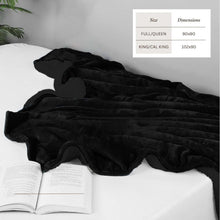 Load image into Gallery viewer, Velvet Plush Sherpa Bed Blanket - Sherpa Fleece Collection