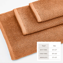 Load image into Gallery viewer, Cotton Textured Bath Towel Set - Acacia Collection