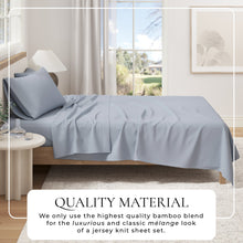 Load image into Gallery viewer, Viscose from Bamboo &amp; Cotton Blend Jersey Knit Sheets