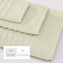 Load image into Gallery viewer, Luxury Combed Cotton Bath Towel Set - Karina Collection