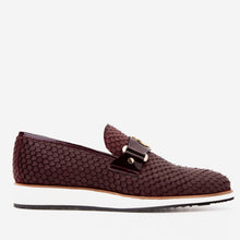 Load image into Gallery viewer, The Legacy Burgundy Leather Men Casual Loafer Shoe