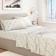 Load image into Gallery viewer, Turkish Cotton Flannel Sheet Set - Elevated Holiday Collection