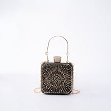 Load image into Gallery viewer, Elegance Brilliant Diamond Bag - Handcrafted Evening Box Bag for Soirées &amp; Weddings (MAC269)