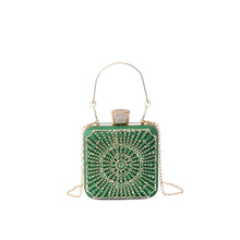 Load image into Gallery viewer, Elegance Brilliant Diamond Bag - Handcrafted Evening Box Bag for Soirées &amp; Weddings (MAC269)