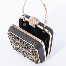 Load image into Gallery viewer, Elegance Brilliant Diamond Bag - Handcrafted Evening Box Bag for Soirées &amp; Weddings (MAC269)