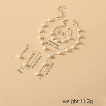 Load image into Gallery viewer, Elegance Pearl Earrings &amp; Necklace Ensemble (MAC313)