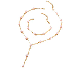 Load image into Gallery viewer, Elegance Pearl Earrings &amp; Necklace Ensemble (MAC313)