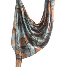 Load image into Gallery viewer, Elegance Satin Marble Print Hijab (MH172)