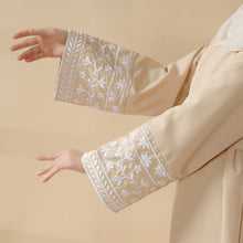 Load image into Gallery viewer, Elegant Cocoon-Cut Pullover Dress | 2-Piece Set Embroidered Abaya (MA145)