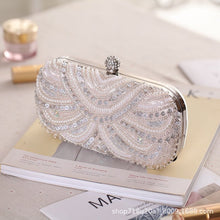 Load image into Gallery viewer, Elegant Pearl-Embellished Clutch Evening Bag for Weddings &amp; Parties (MAC278)