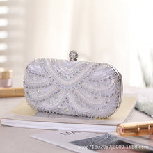 Load image into Gallery viewer, Elegant Pearl-Embellished Clutch Evening Bag for Weddings &amp; Parties (MAC278)