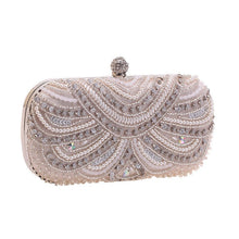 Load image into Gallery viewer, Elegant Pearl-Embellished Clutch Evening Bag for Weddings &amp; Parties (MAC278)