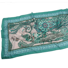 Load image into Gallery viewer, Elegant Printed Chiffon Hijab Scarf Bohemian Style Breathable Sun Protection Wrap (MH136)