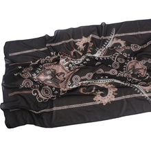 Load image into Gallery viewer, Elegant Printed Chiffon Hijab Scarf Bohemian Style Breathable Sun Protection Wrap (MH136)