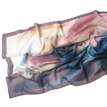 Load image into Gallery viewer, Elegant Printed Chiffon Hijab Scarf Bohemian Style Breathable Sun Protection Wrap (MH136)