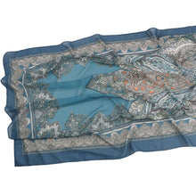 Load image into Gallery viewer, Elegant Printed Chiffon Hijab Scarf Bohemian Style Breathable Sun Protection Wrap (MH136)
