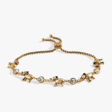 Load image into Gallery viewer, Elephant Crystal Bolo Bracelet