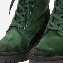Load image into Gallery viewer, The Elera Green Leather Block Heel Women Boot