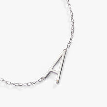 Load image into Gallery viewer, Initial A Precious Elongated Necklace