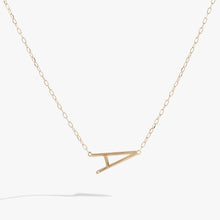 Load image into Gallery viewer, Initial A Precious Elongated Necklace