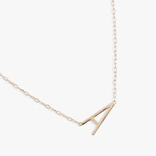 Load image into Gallery viewer, Initial A Precious Elongated Necklace