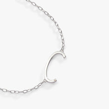 Load image into Gallery viewer, Initial C Precious Elongated Necklace