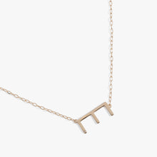 Load image into Gallery viewer, Initial E Precious Elongated Necklace