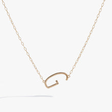 Load image into Gallery viewer, Initial G Precious Elongated Necklace