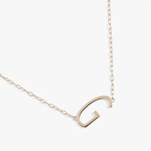 Load image into Gallery viewer, Initial G Precious Elongated Necklace