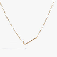 Load image into Gallery viewer, Initial J Precious Elongated Necklace