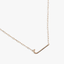 Load image into Gallery viewer, Initial J Precious Elongated Necklace