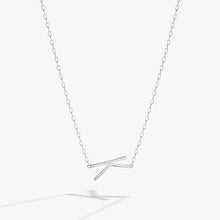 Load image into Gallery viewer, Initial K Precious Elongated Necklace