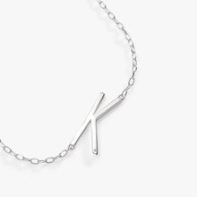 Load image into Gallery viewer, Initial K Precious Elongated Necklace